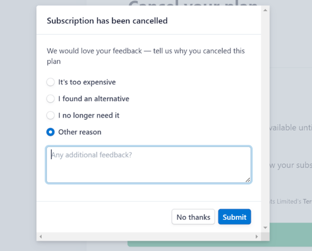 Feedback Page